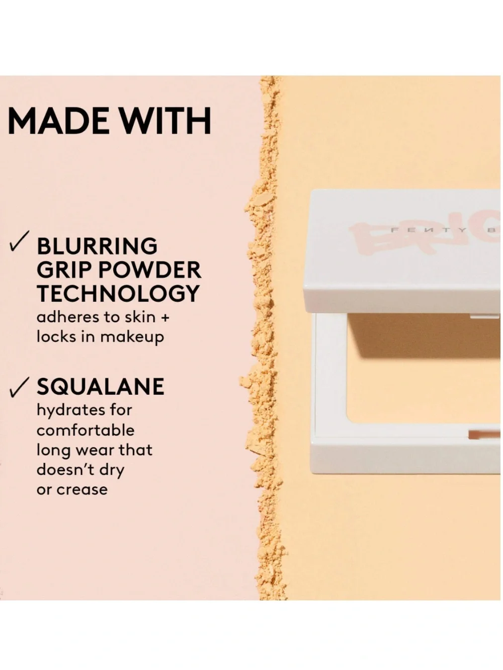 Fenty Beauty Bright Fix Instant Brightening + Blurring Powder - Banana